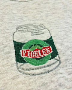 Size medium pickle jar sweatshirt (upcycled)