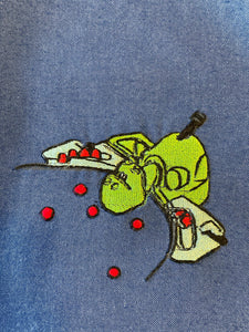 Hungry hungry hippos embroidered shirt